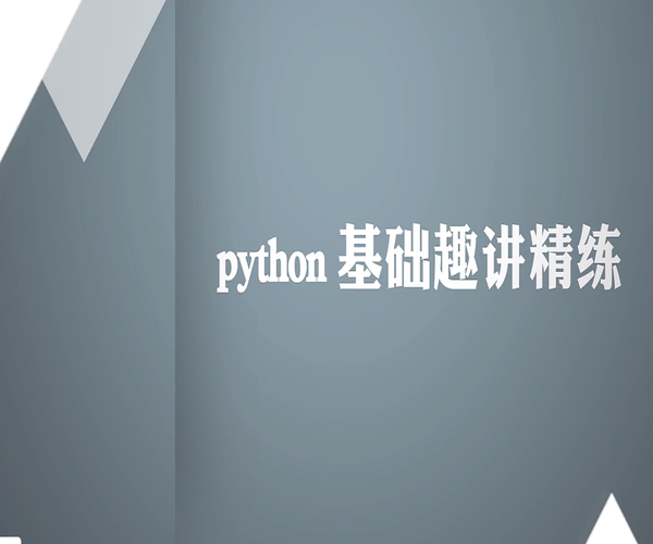 万门大学 Python 基础趣讲精练课程