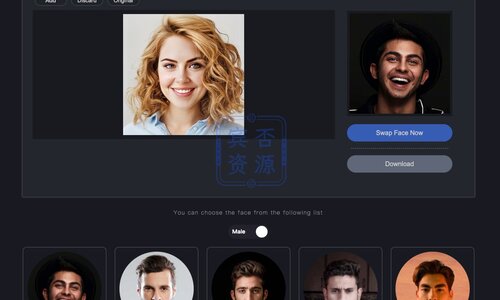 FaceSwapper，免费在线智能 AI 换脸工具